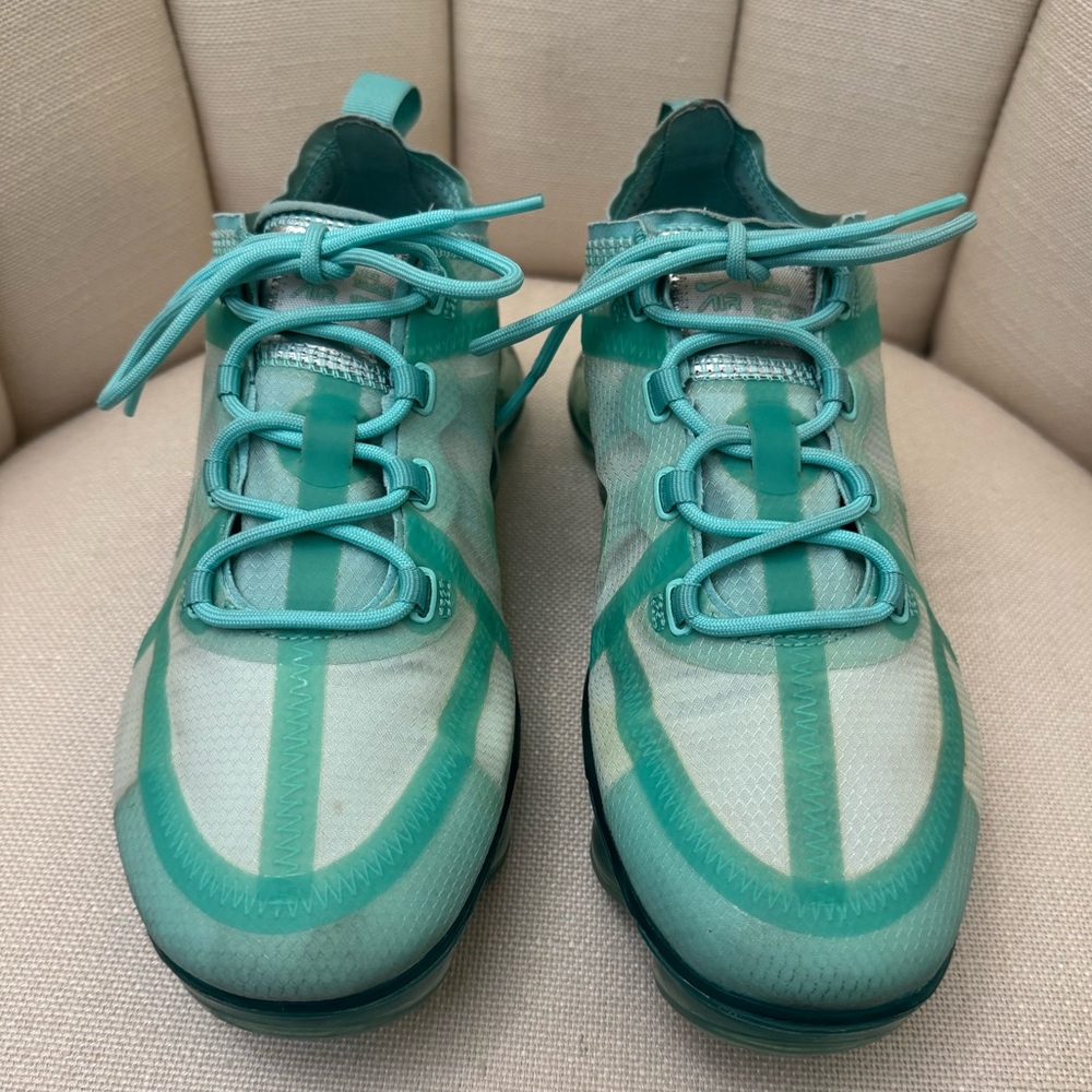 Nike Vapor Max Women's Running Shoes Size 7.5 Teal/Tropical Twist - Picture 5 of 8